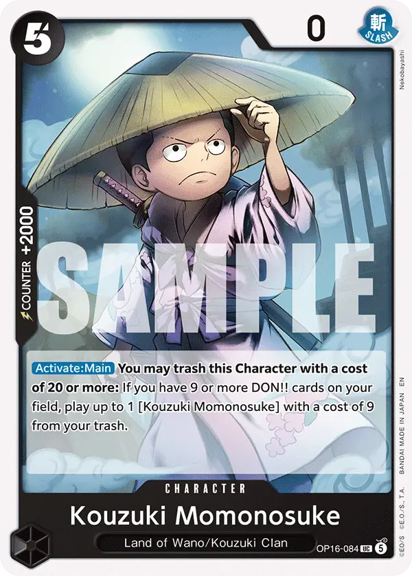 Kouzuki Momonosuke, The Time of Battle OP16-084