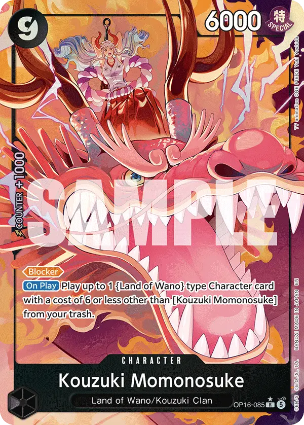 Kouzuki Momonosuke (Alt Art), The Time of Battle OP16-085