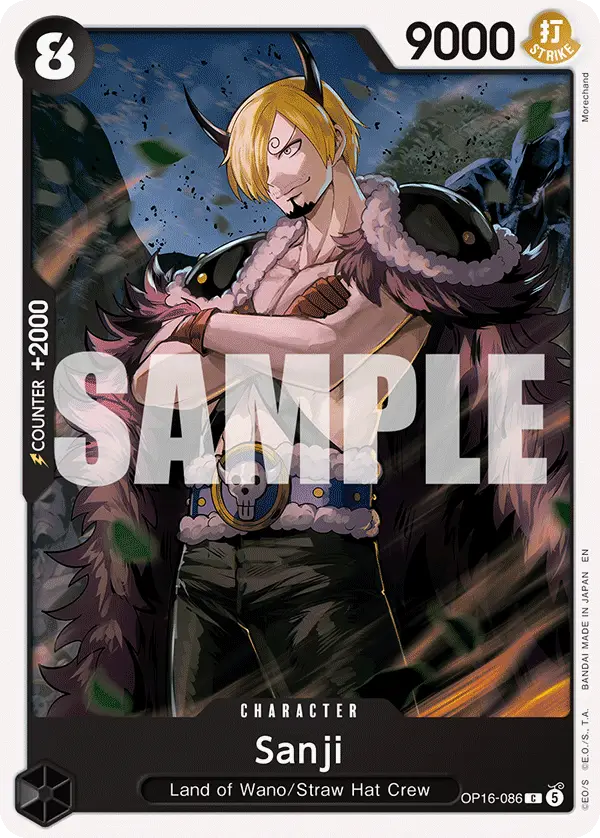Sanji, The Time of Battle OP16-086
