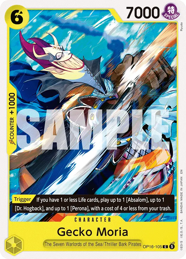 Gecko Moria, The Time of Battle OP16-105