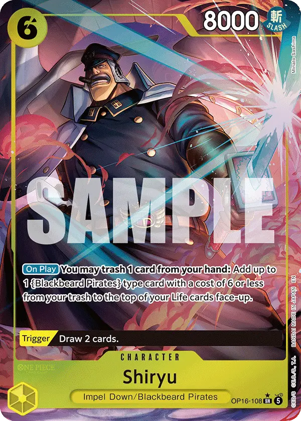 Shiryu (Full Art), The Time of Battle OP16-108