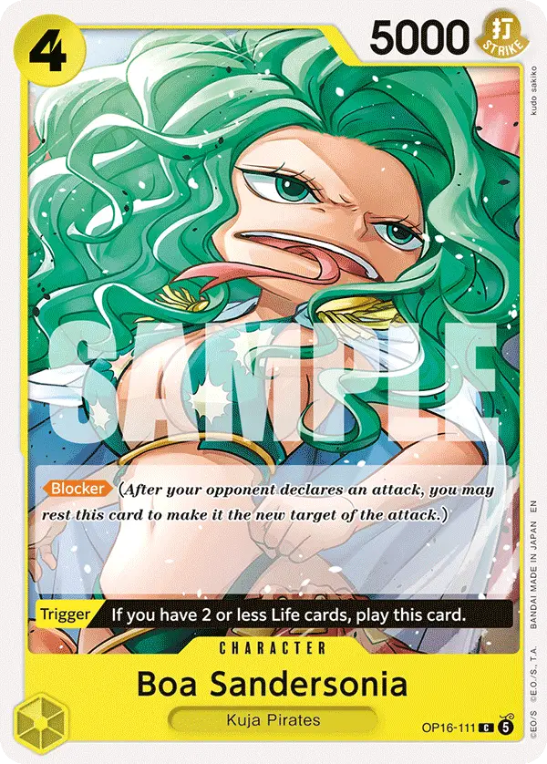 Boa Sandersonia, The Time of Battle OP16-111