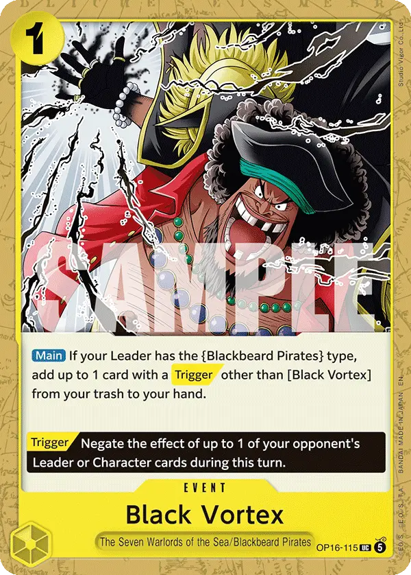 Black Vortex, The Time of Battle OP16-115