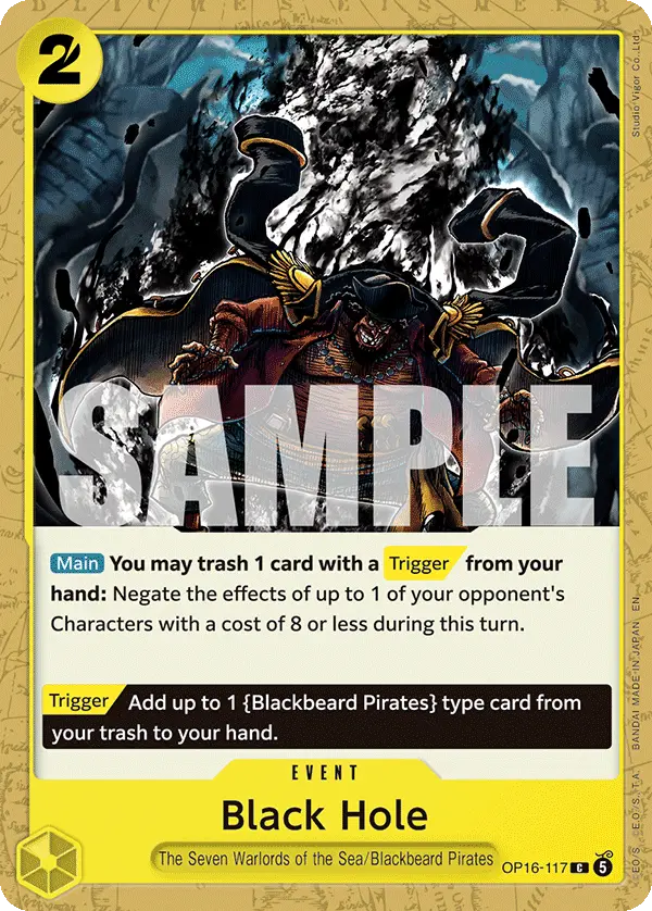 Black Hole, The Time of Battle OP16-117