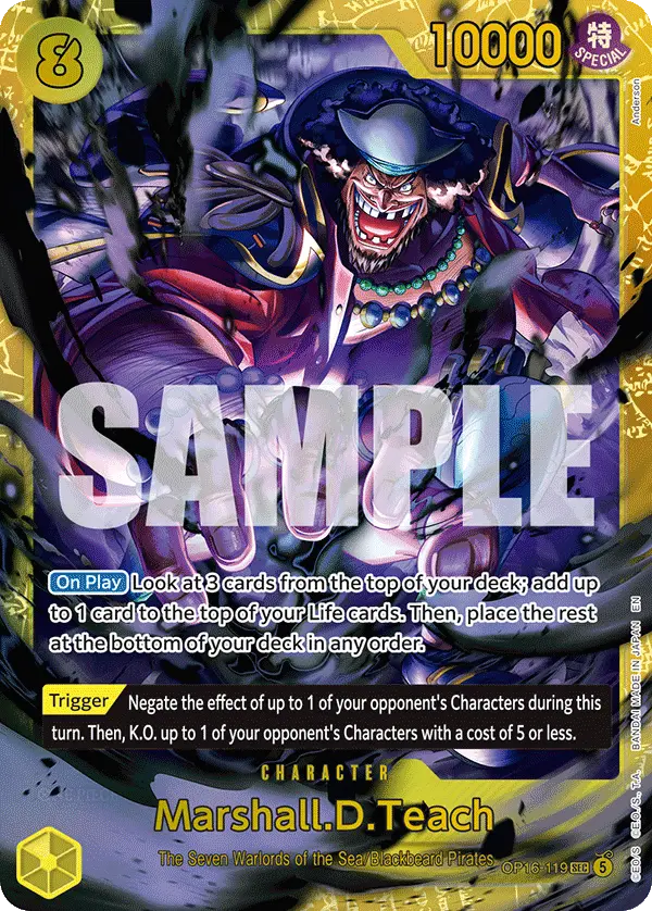 Marshall.D.Teach, The Time of Battle OP16-119