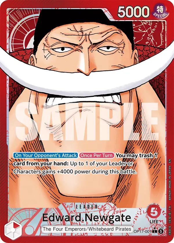 Edward.Newgate (Alt Art), The World's Strongest Warriors OP17-001