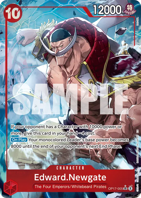 Edward.Newgate (Alt Art), The World's Strongest Warriors OP17-005