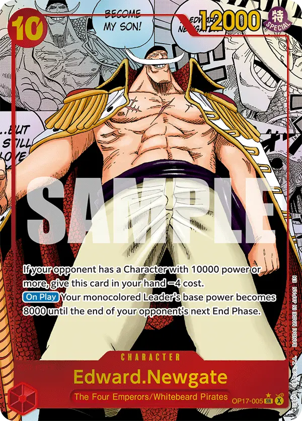 Edward.Newgate (Manga), The World's Strongest Warriors OP17-005