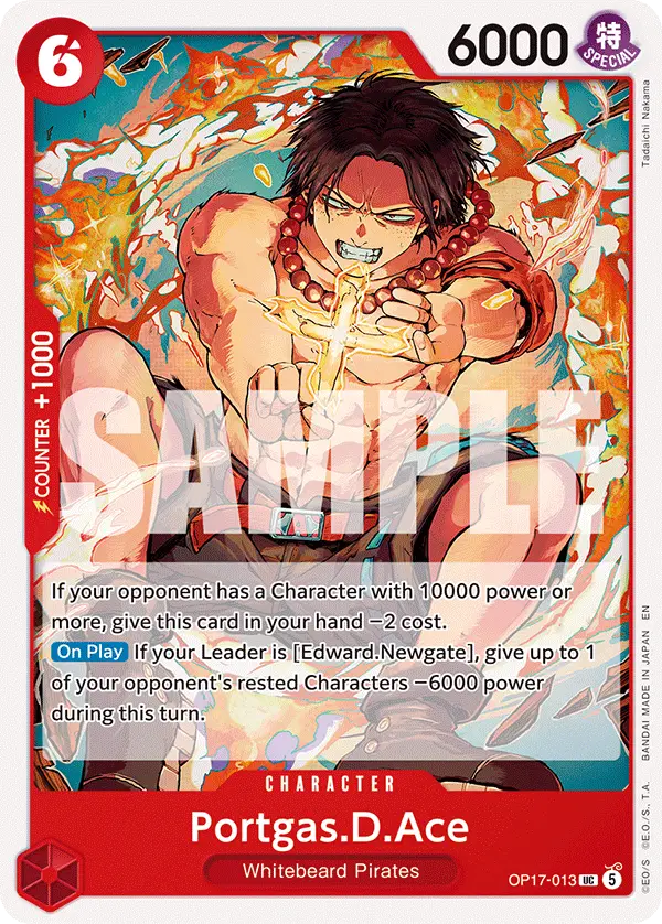 Portgas.D.Ace, The World's Strongest Warriors OP17-013