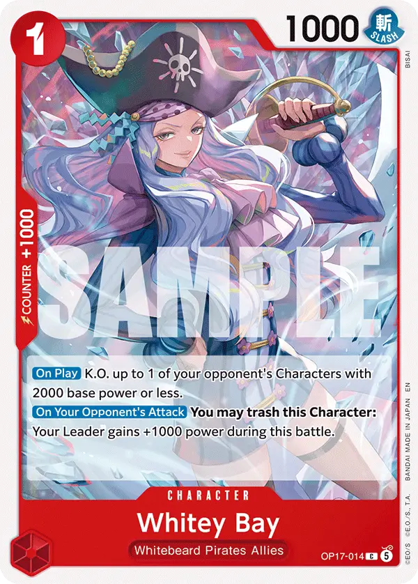 Whitey Bay, The World's Strongest Warriors OP17-014