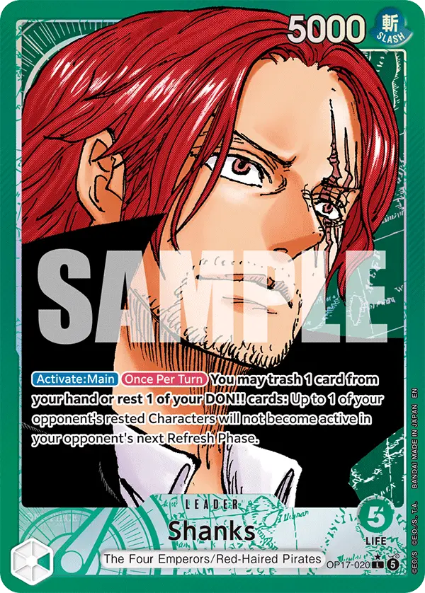 Shanks (Alt Art), The World's Strongest Warriors OP17-020