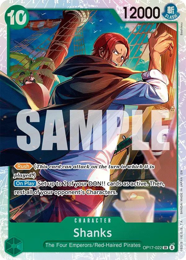 Shanks, The World's Strongest Warriors OP17-022