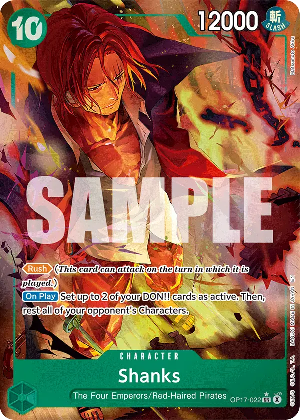 Shanks (Alt Art), The World's Strongest Warriors OP17-022