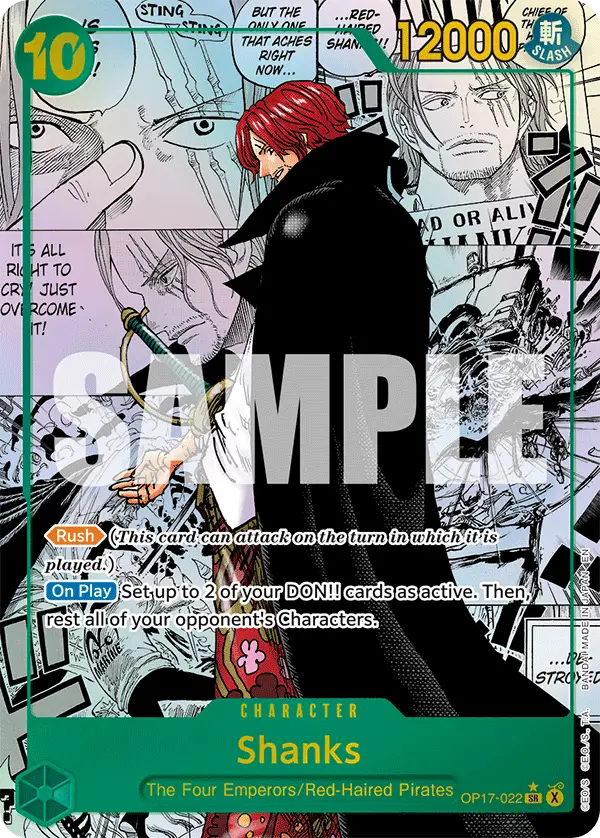 Shanks (Manga), The World's Strongest Warriors OP17-022