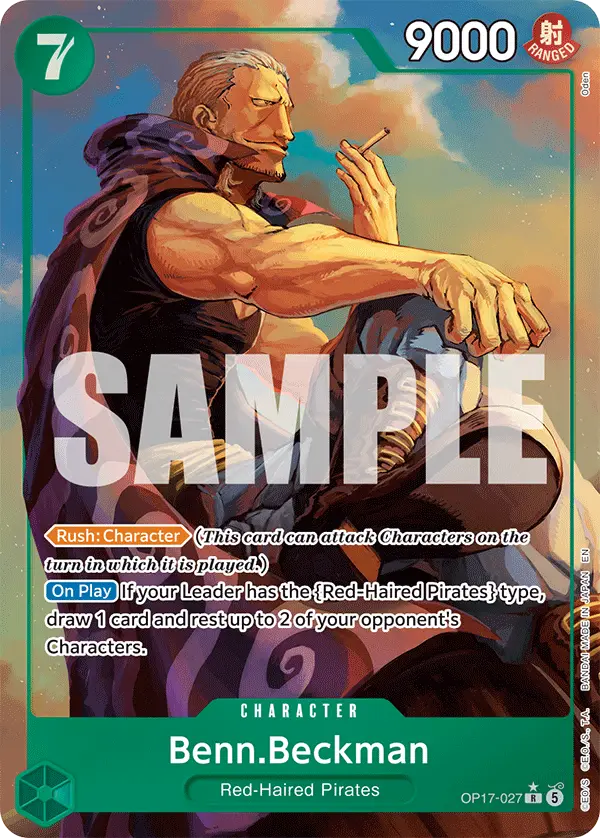 Benn.Beckman (Alt Art), The World's Strongest Warriors OP17-027