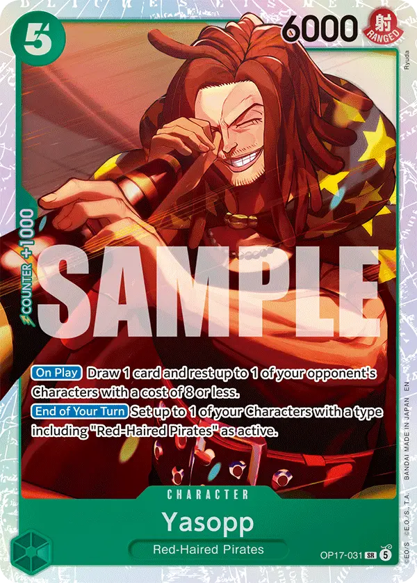 Yasopp, The World's Strongest Warriors OP17-031