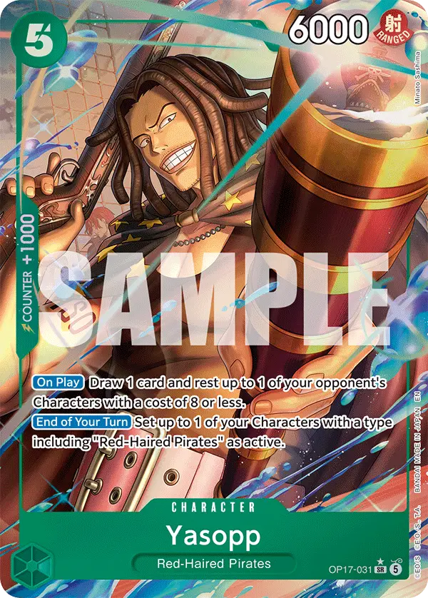Yasopp (Alt Art), The World's Strongest Warriors OP17-031