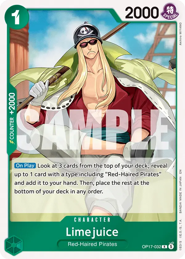 Limejuice, The World's Strongest Warriors OP17-032