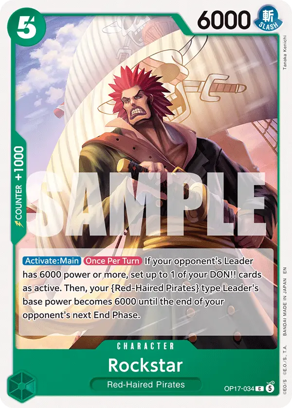 Rockstar, The World's Strongest Warriors OP17-034