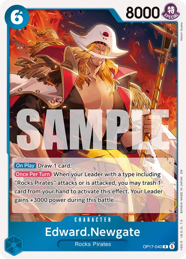 Edward.Newgate, The World's Strongest Warriors OP17-040