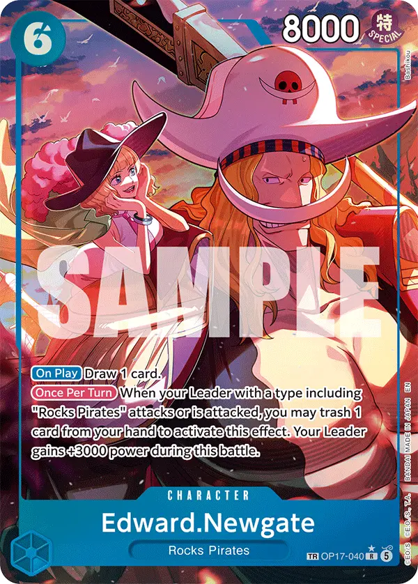Edward.Newgate (TR), The World's Strongest Warriors OP17-040