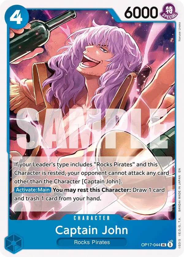 Captain John, The World's Strongest Warriors OP17-044