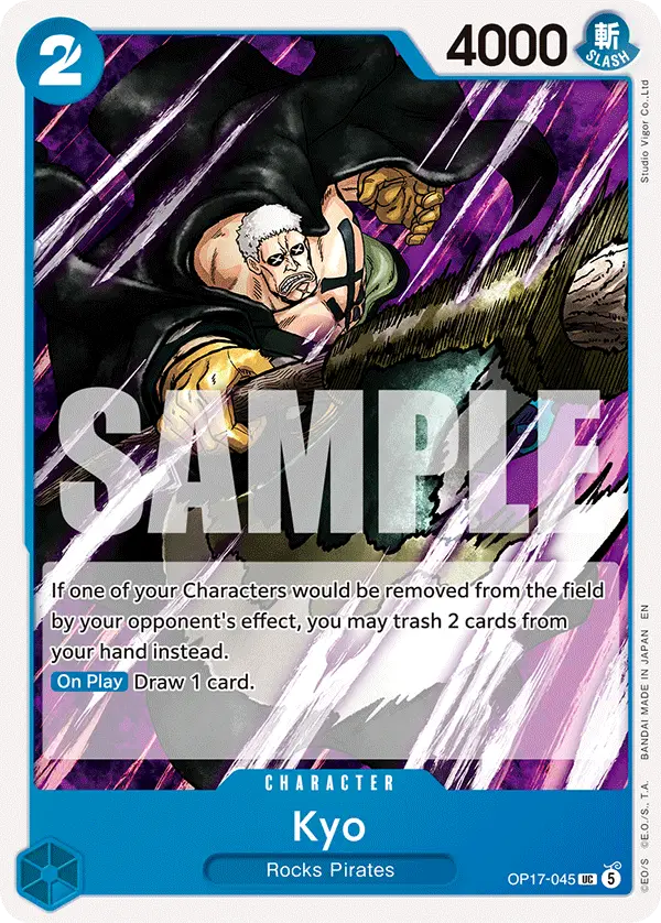Kyo, The World's Strongest Warriors OP17-045
