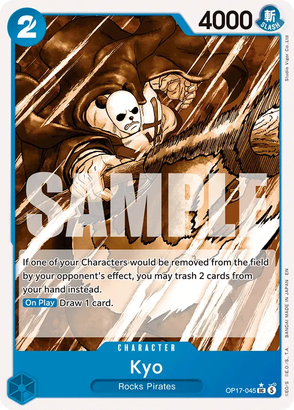 Kyo (Pandaman Art), The World's Strongest Warriors OP17-045