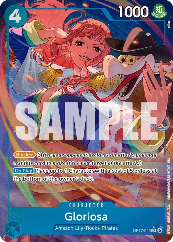 Gloriosa (Alt Art), The World's Strongest Warriors OP17-046