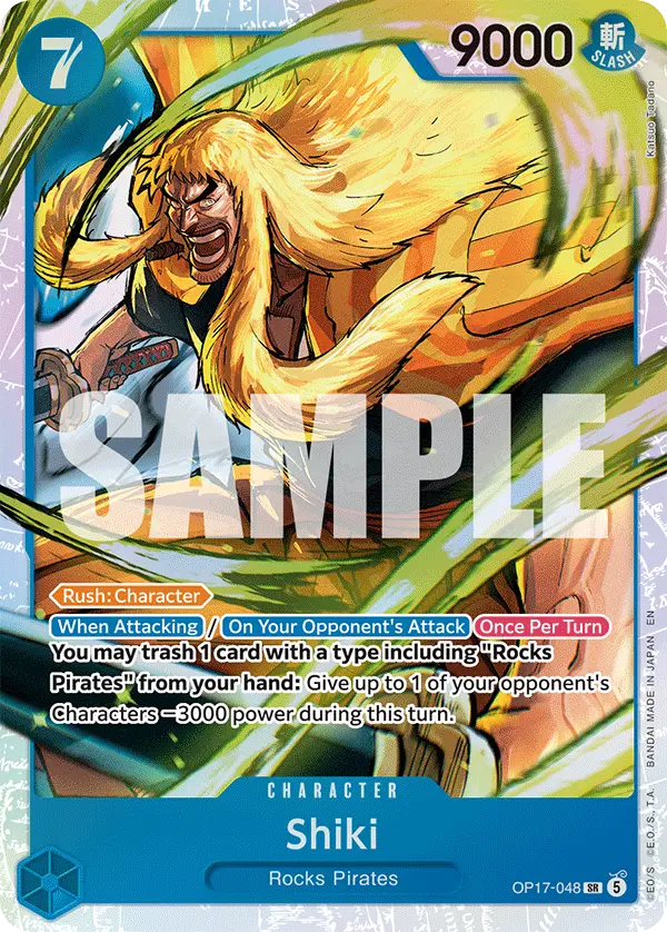 Shiki, The World's Strongest Warriors OP17-048