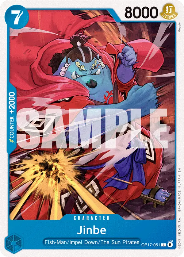 Jinbe, The World's Strongest Warriors OP17-051
