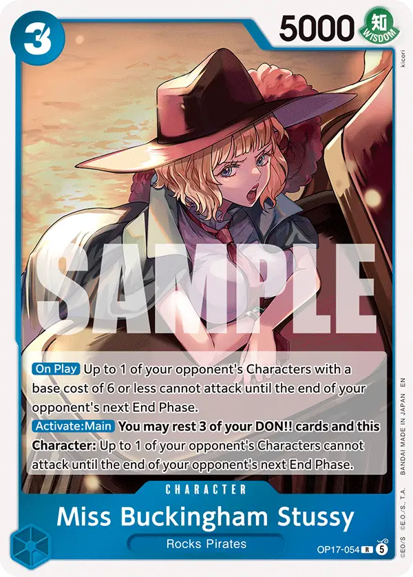 Miss Buckingham Stussy, The World's Strongest Warriors OP17-054