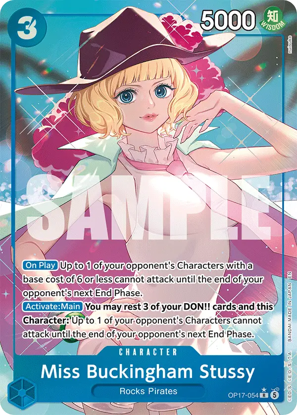 Miss Buckingham Stussy (Alt Art), The World's Strongest Warriors OP17-054