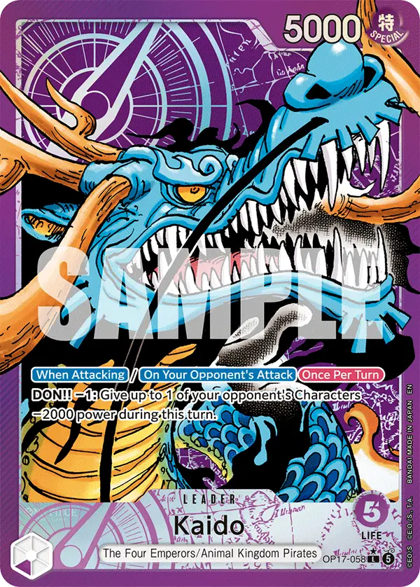 Kaido (Alt Art), The World's Strongest Warriors OP17-058