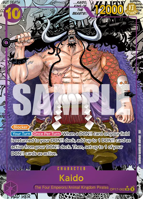 Kaido (Manga), The World's Strongest Warriors OP17-062