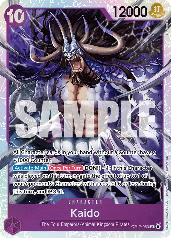 Kaido, The World's Strongest Warriors OP17-063