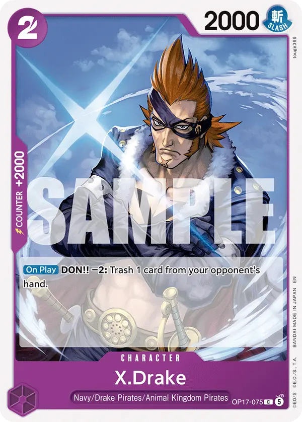 X.Drake, The World's Strongest Warriors OP17-075