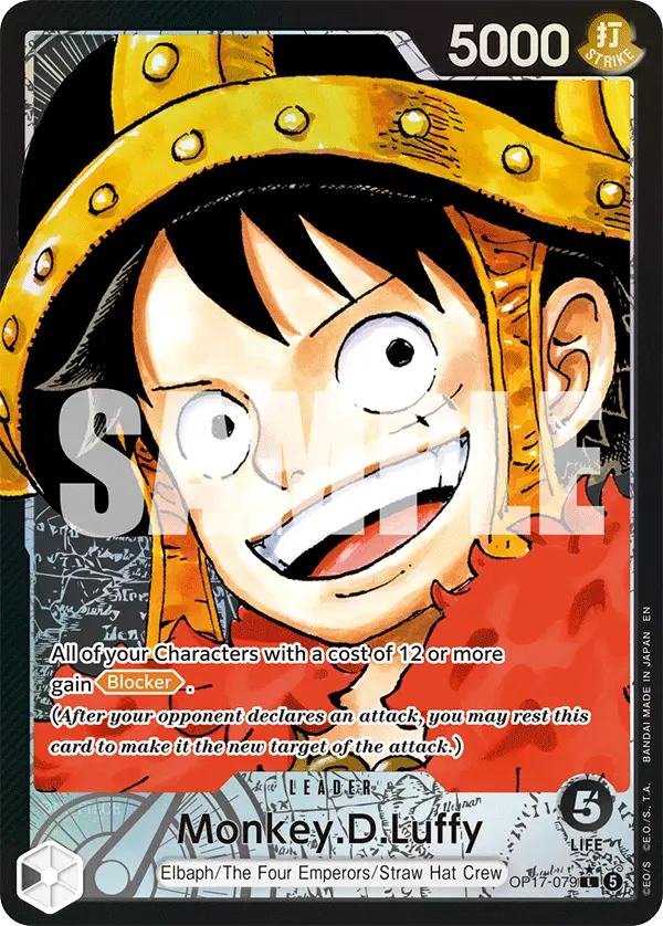 Monkey.D.Luffy (Alt Art), The World's Strongest Warriors OP17-079