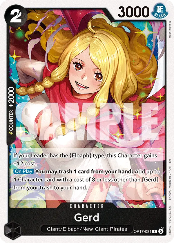 Gerd, The World's Strongest Warriors OP17-081