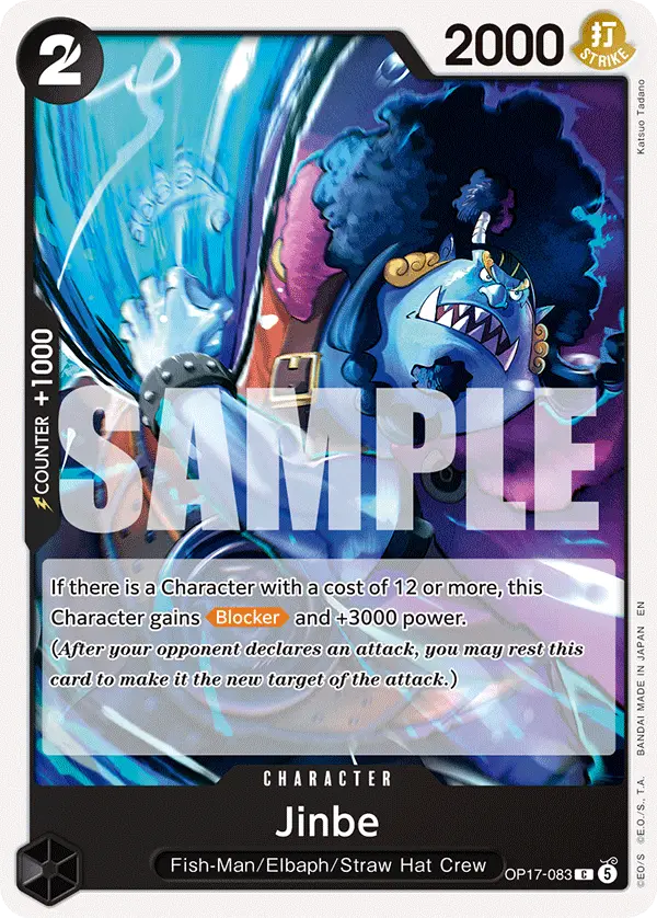 Jinbe, The World's Strongest Warriors OP17-083