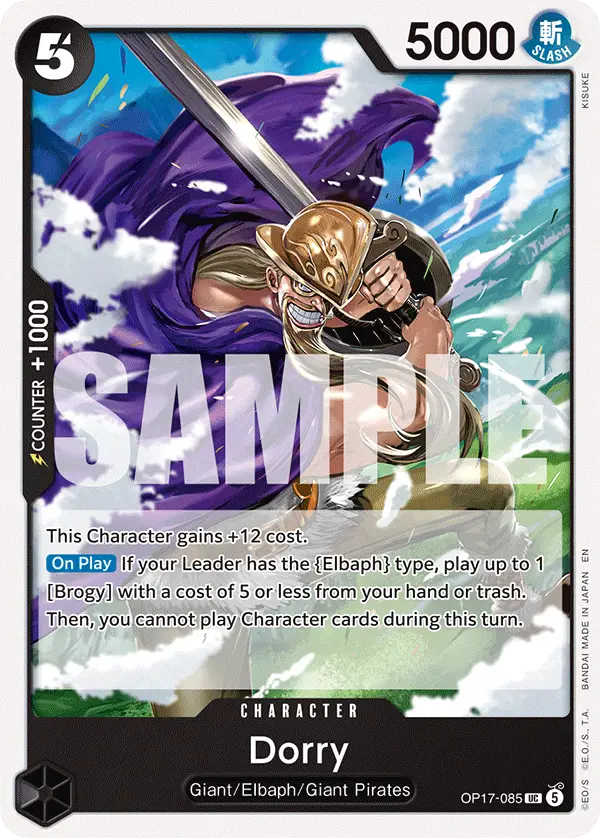Dorry, The World's Strongest Warriors OP17-085