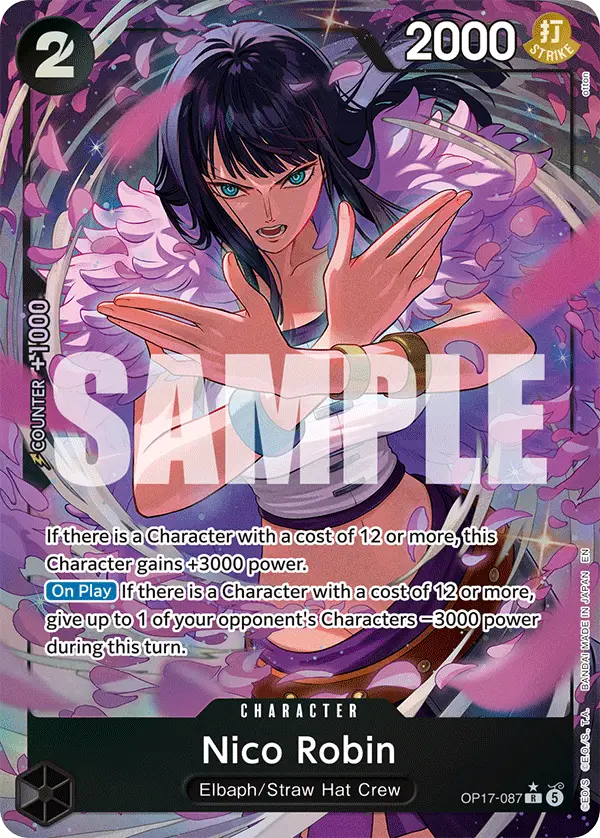 Nico Robin (Alt Art), The World's Strongest Warriors OP17-087