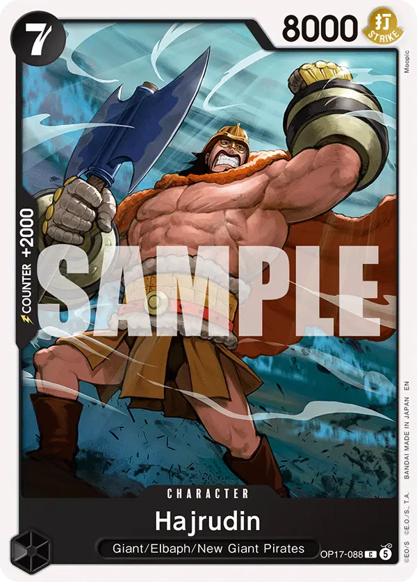 Hajrudin, The World's Strongest Warriors OP17-088