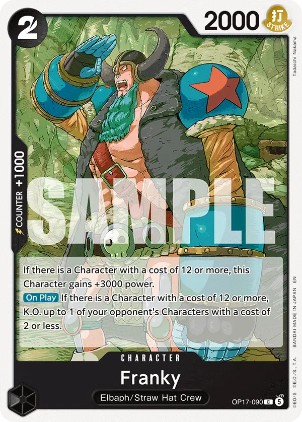 Franky, The World's Strongest Warriors OP17-090