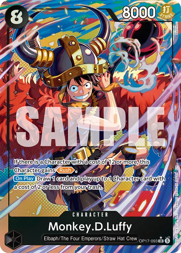 Monkey.D.Luffy (Alt Art), The World's Strongest Warriors OP17-093