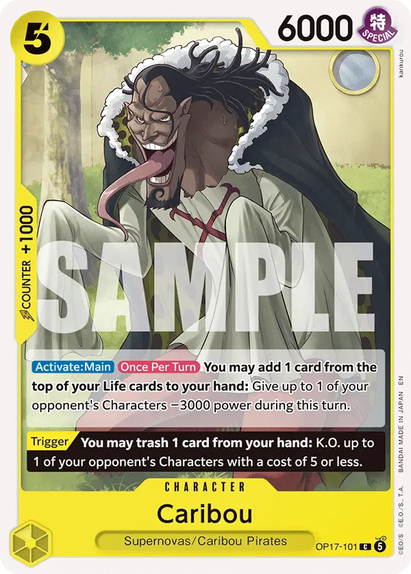 Caribou, The World's Strongest Warriors OP17-101