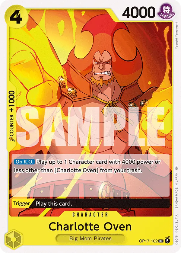 Charlotte Oven, The World's Strongest Warriors OP17-102