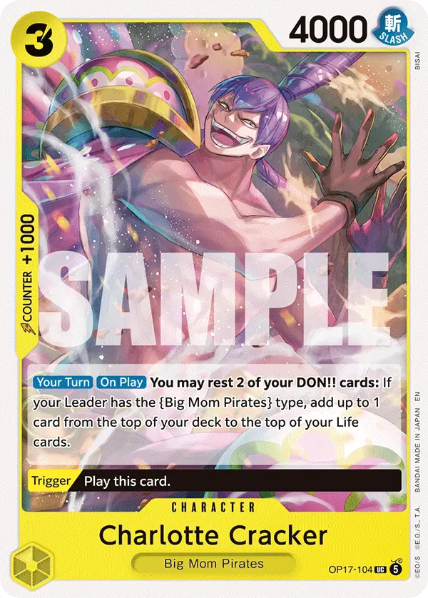 Charlotte Cracker, The World's Strongest Warriors OP17-104