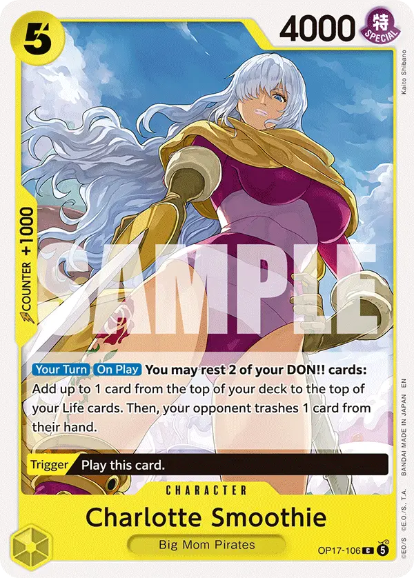 Charlotte Smoothie, The World's Strongest Warriors OP17-106