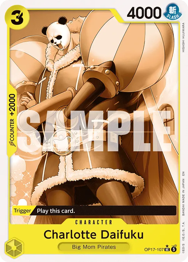 Charlotte Daifuku (Pandaman Art), The World's Strongest Warriors OP17-107
